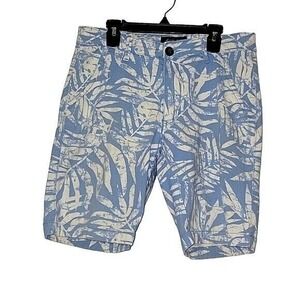 AEROPOSTALE Men's Classic Reflex Twill Shorts Size 30 Hawaiian Blue Chino Summer